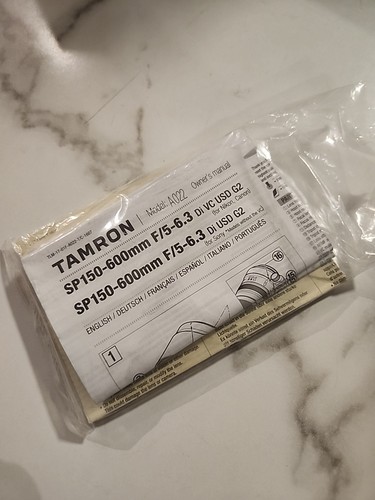 Tamron a022 150 600mm - sp,